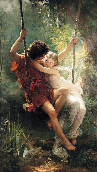 Pierre Auguste Cot Spring. oil painting image